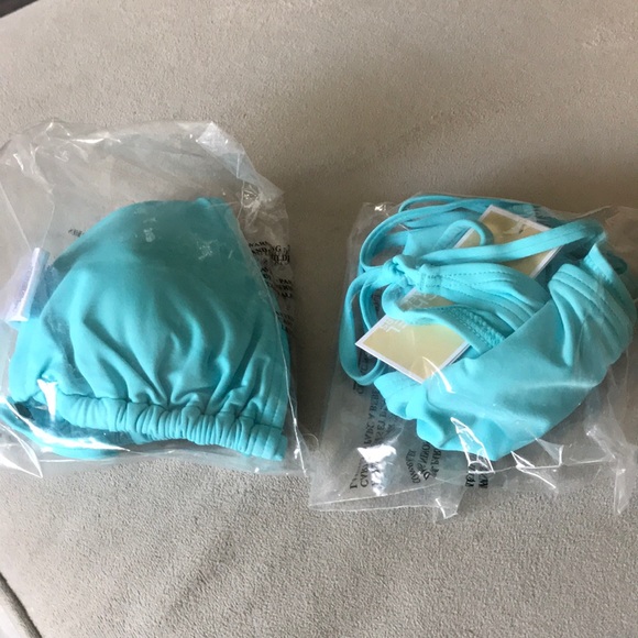 MK Bikini New w Tags, turquoise. Top XS, Bottom S - Picture 1 of 3